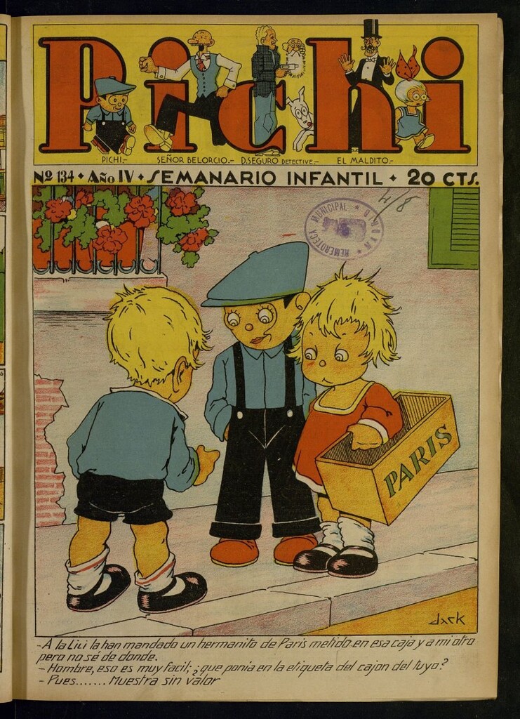 Miniatura de Pichi: semanario infantil del 30 de abril de 1933, nº 134