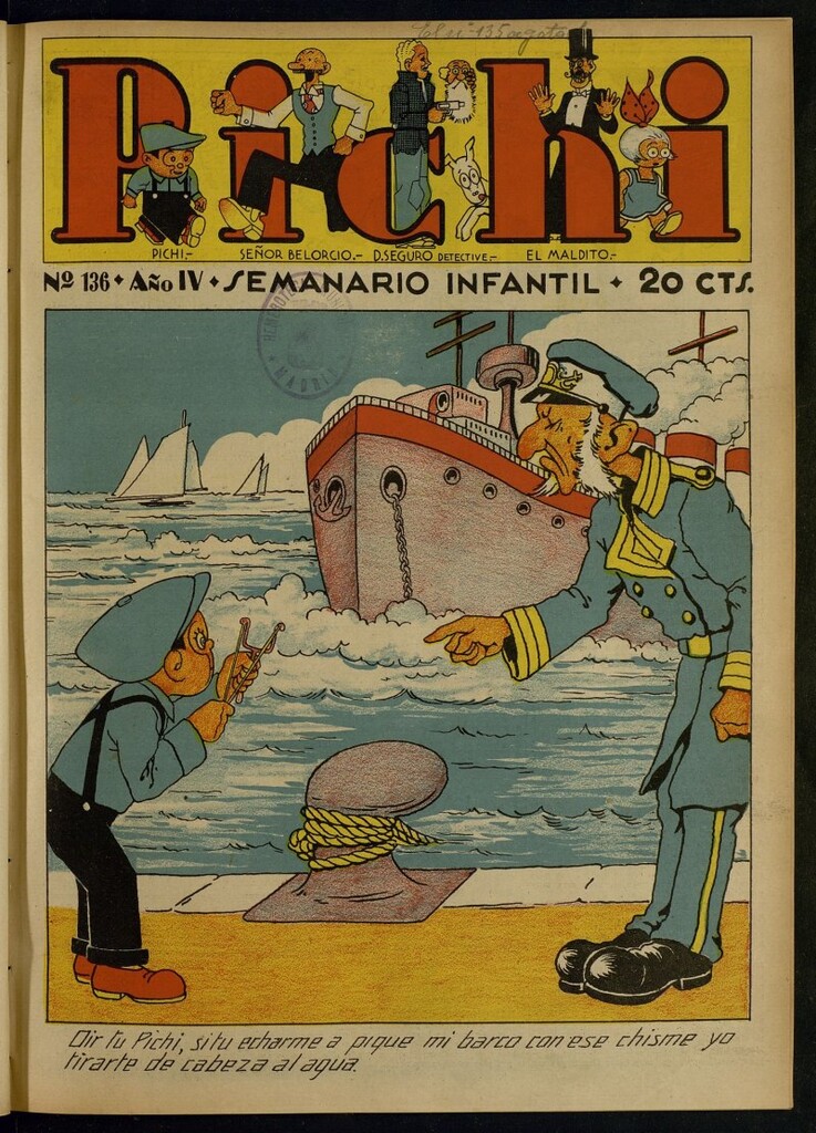 Miniatura de Pichi: semanario infantil del 14 de mayo de 1933, nº 136