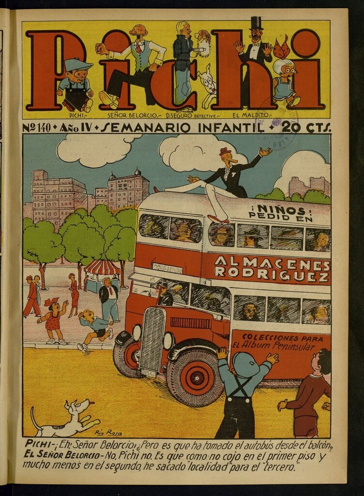 Miniatura de Pichi: semanario infantil del 11 de junio de 1933, nº 140