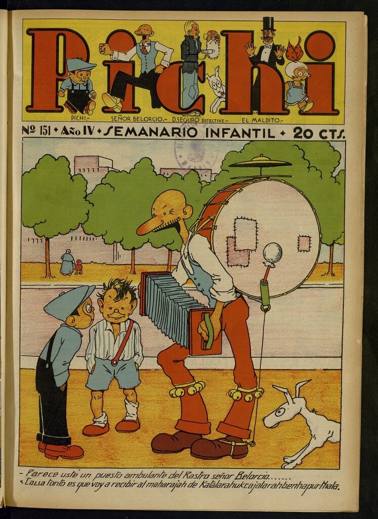 Miniatura de Pichi: semanario infantil del 27 de agosto de 1933, nº 151