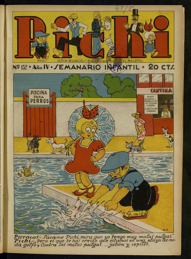 Miniatura de Pichi: semanario infantil del 3 de septiembre de 1933, nº 152