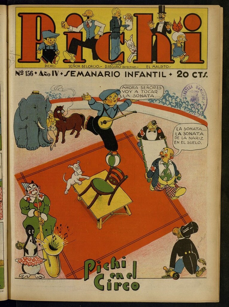 Miniatura de Pichi: semanario infantil del 5 de octubre de 1933, nº 156
