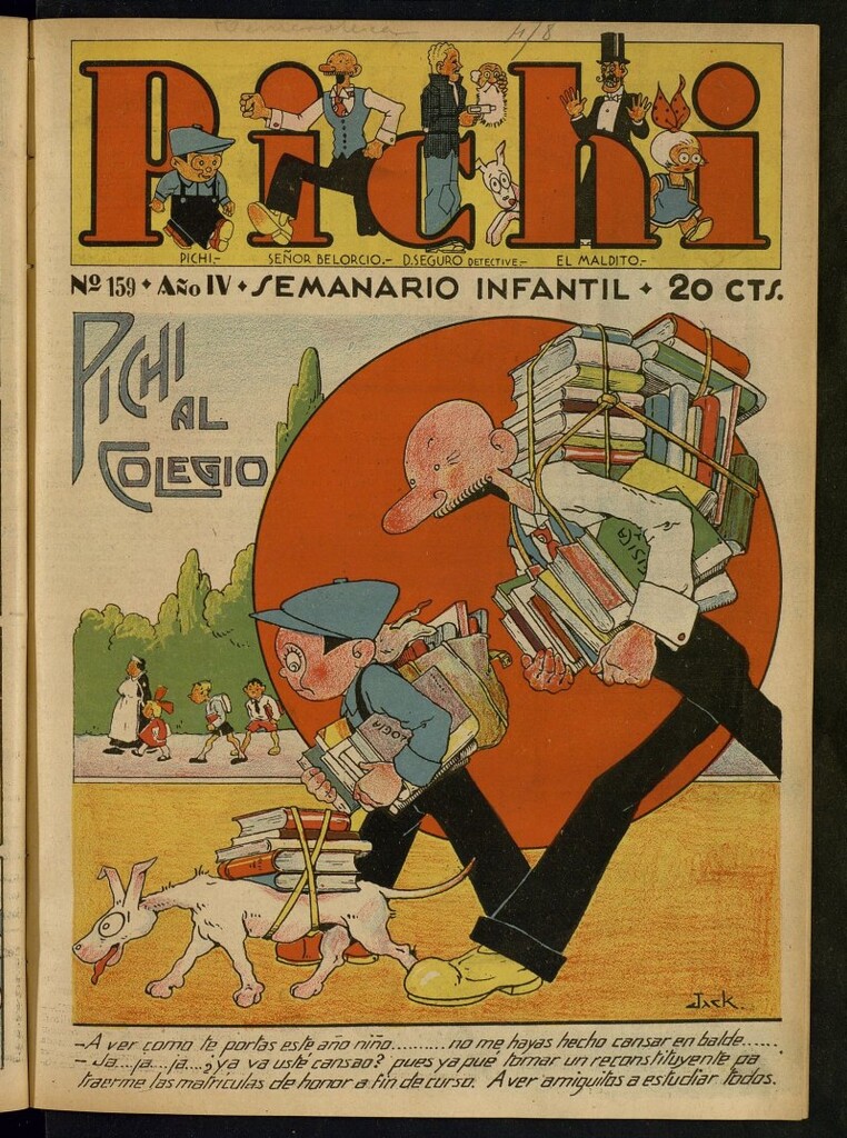 Miniatura de Pichi: semanario infantil del 22 de octubre de 1933, nº 159