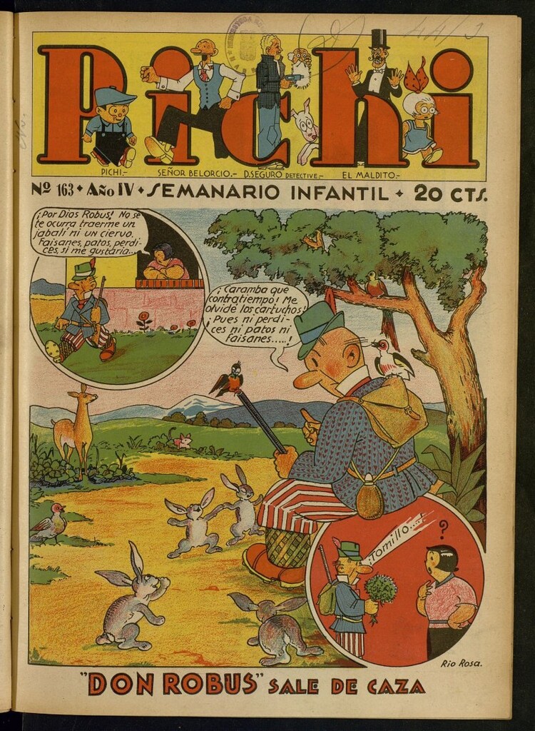 Miniatura de Pichi: semanario infantil del 19 de noviembre de 1933, nº 163