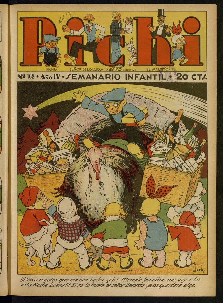 Miniatura de Pichi: semanario infantil del 24 de diciembre de 1933, nº 168