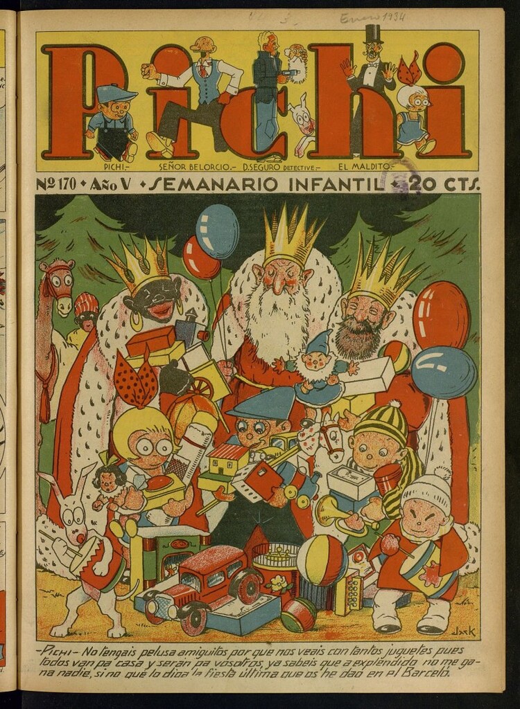 Miniatura de Pichi: semanario infantil del 7 de enero de 1934, nº 170