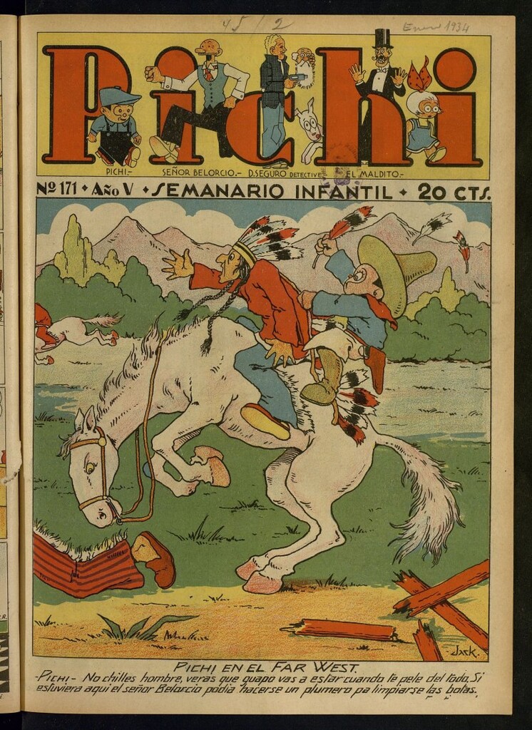 Miniatura de Pichi: semanario infantil del 14 de enero de 1934, nº 171