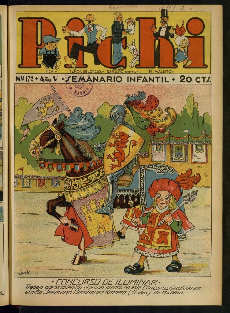 Miniatura de Pichi: semanario infantil del 21 de enero de 1934, nº 172