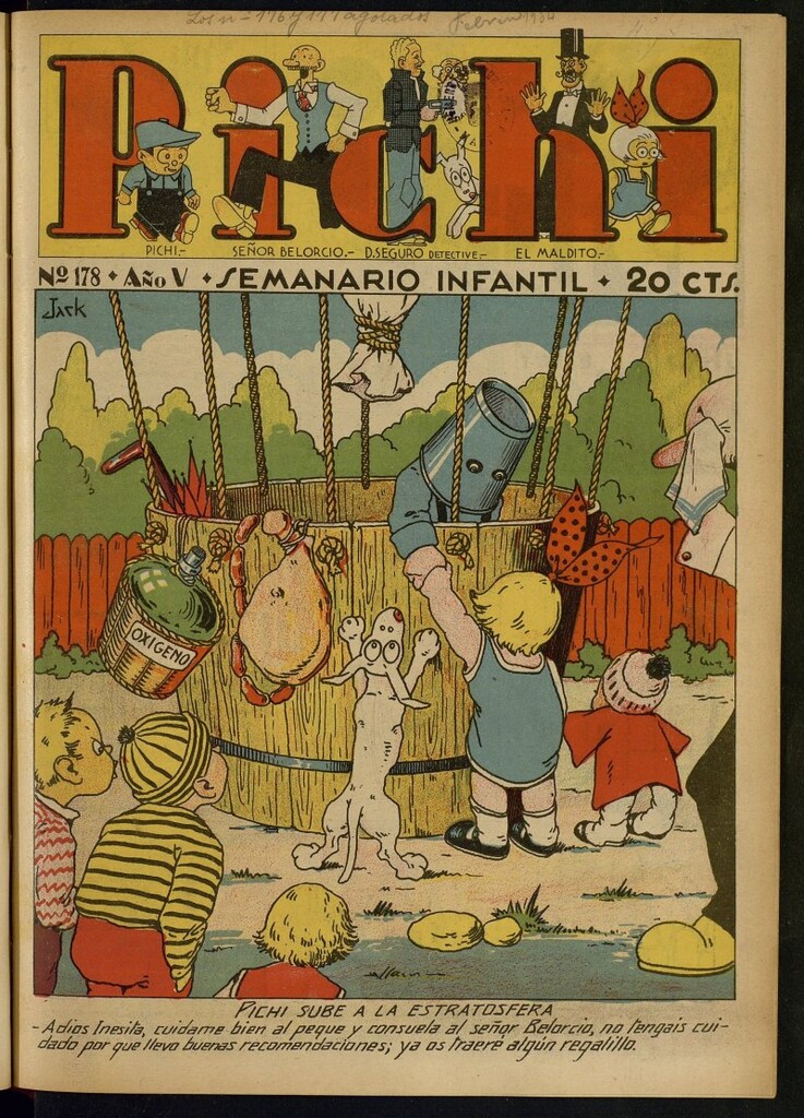 Miniatura de Pichi: semanario infantil del 4 de marzo de 1934, nº 178
