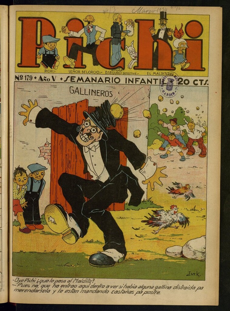 Miniatura de Pichi: semanario infantil del 11 de marzo de 1934, nº 179