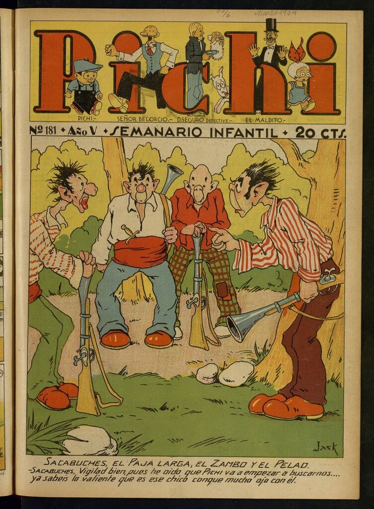 Miniatura de Pichi: semanario infantil del 25 de marzo de 1934, nº 181