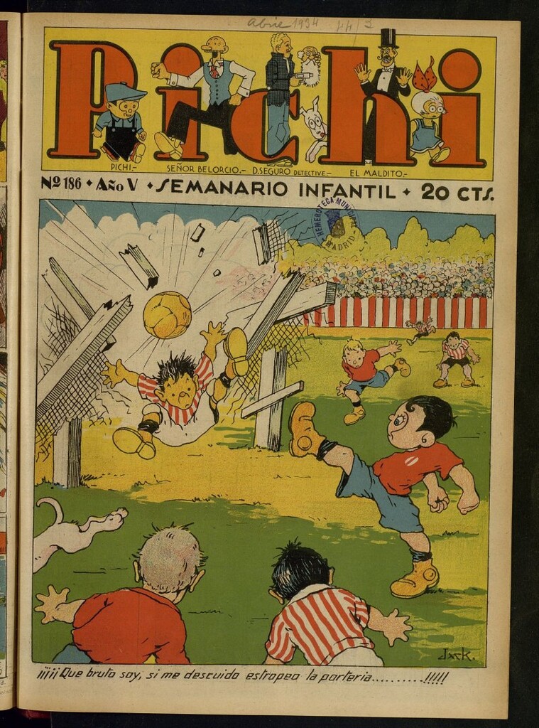 Miniatura de Pichi: semanario infantil del 29 de abril de 1934, nº 186
