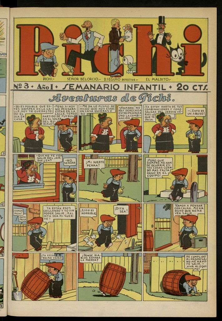 Miniatura de Pichi: semanario infantil del 19 de octubre de 1930, nº 3