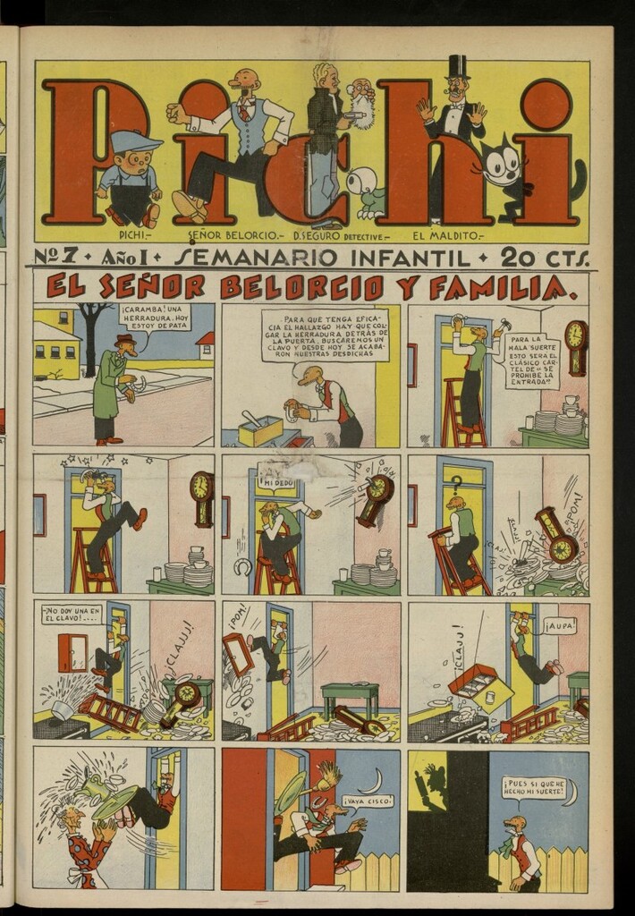 Miniatura de Pichi: semanario infantil del 16 de noviembre de 1930, nº 7