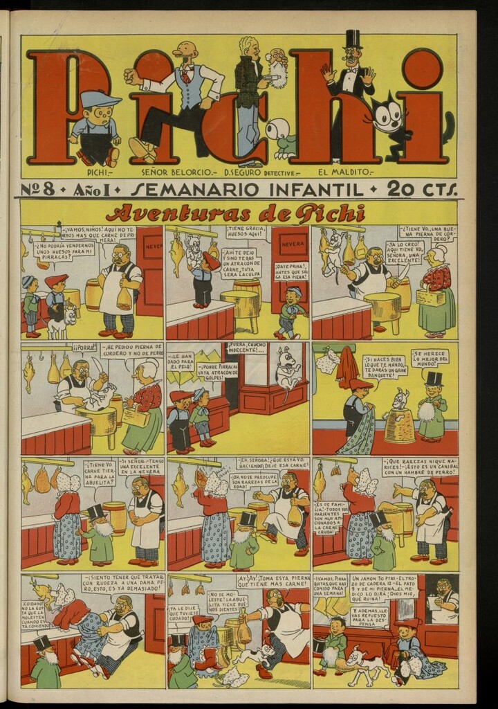 Miniatura de Pichi: semanario infantil del 23 de noviembre de 1930, nº 8