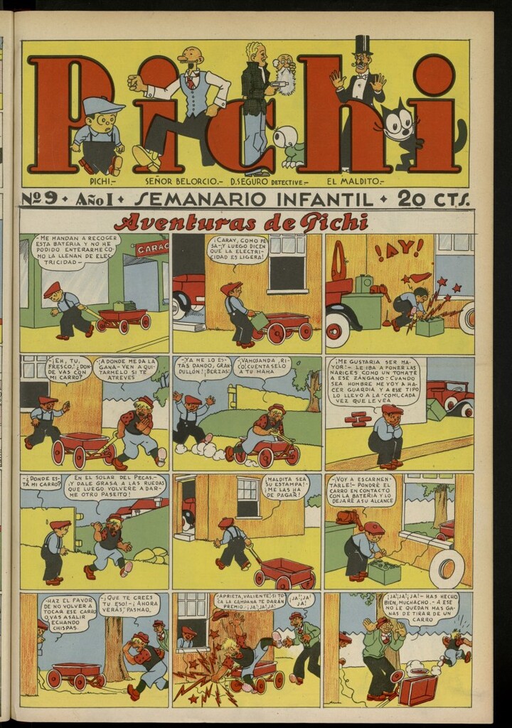 Miniatura de Pichi: semanario infantil del 30 de noviembre de 1930, nº 9