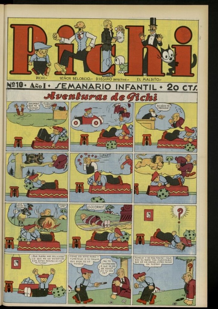 Miniatura de Pichi: semanario infantil del 7 de diciembre de 1930, nº 10
