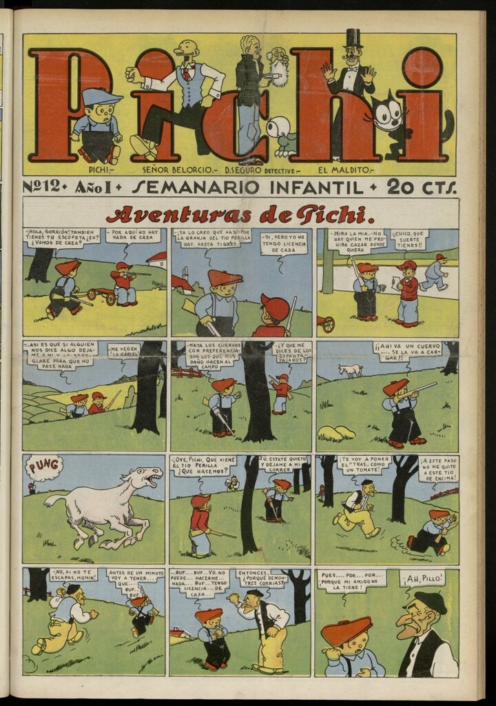 Miniatura de Pichi: semanario infantil del 21 de diciembre de 1930, nº 12