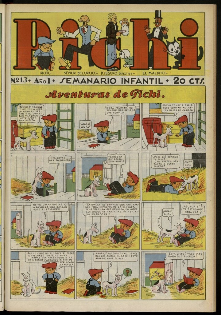 Miniatura de Pichi: semanario infantil del 28 de diciembre de 1930, nº 13