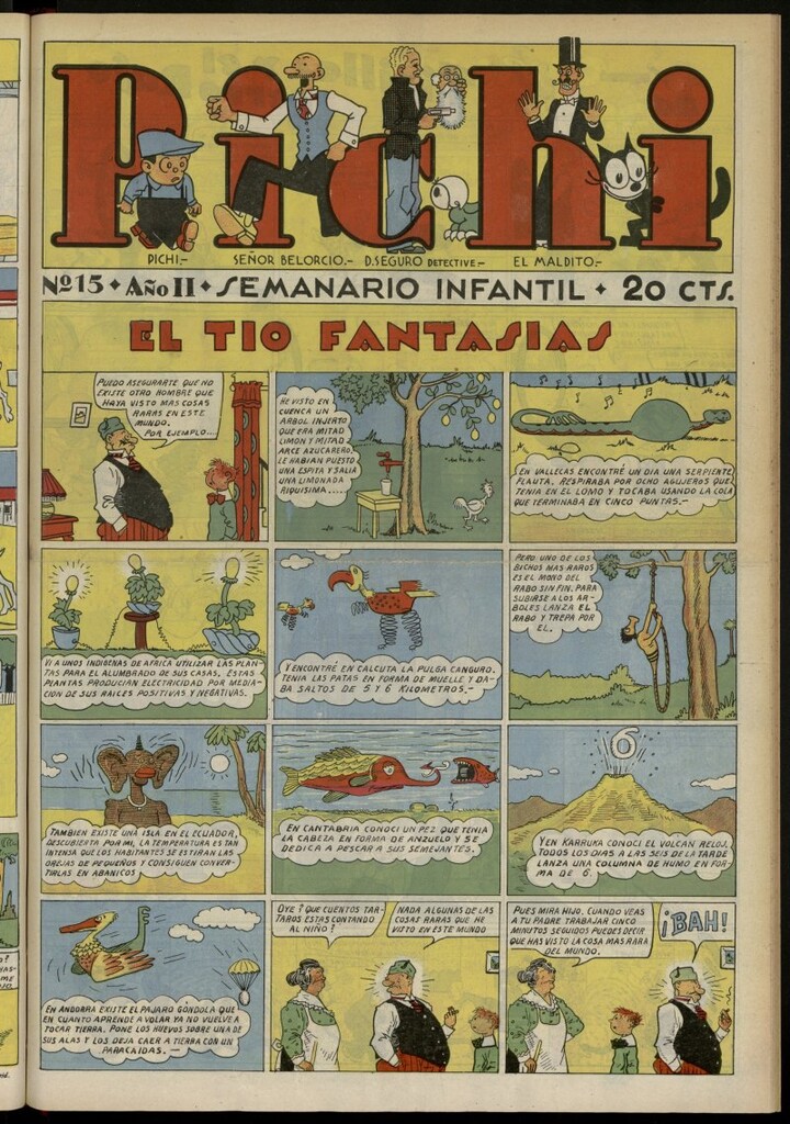 Miniatura de Pichi: semanario infantil del 11 de enero de 1931, nº 15