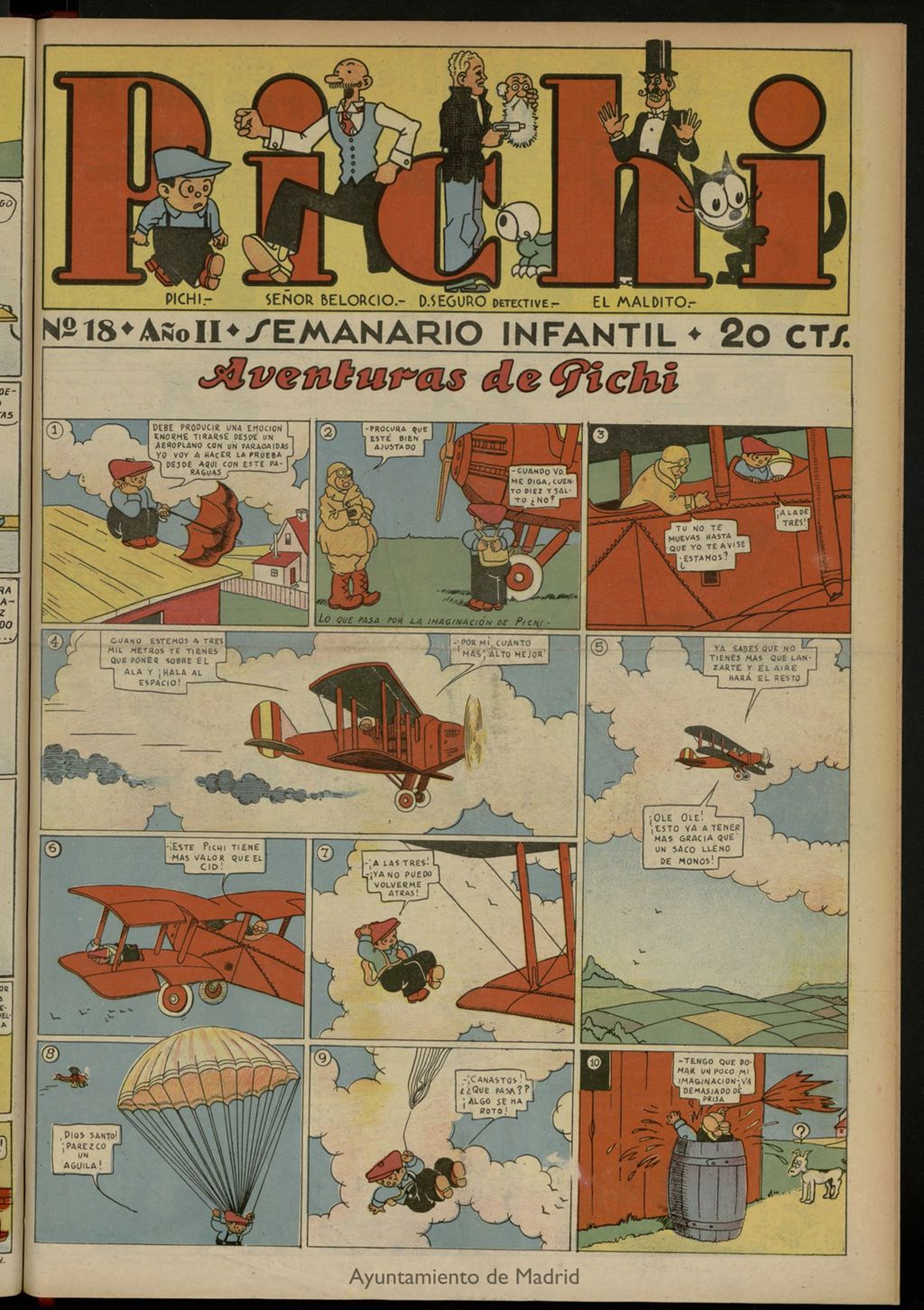 Miniatura de Pichi: semanario infantil del 1 de febrero de 1931, nº 18