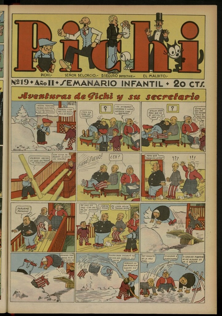 Miniatura de Pichi: semanario infantil del 8 de febrero de 1931, nº 19