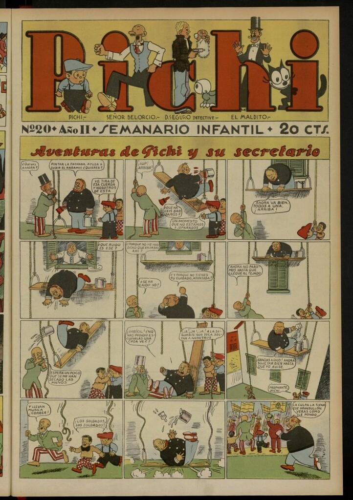 Miniatura de Pichi: semanario infantil del 15 de febrero de 1931, nº 20