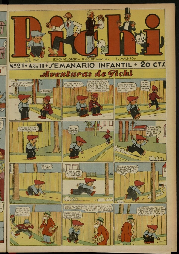 Miniatura de Pichi: semanario infantil del 22 de febrero de 1931, nº 21