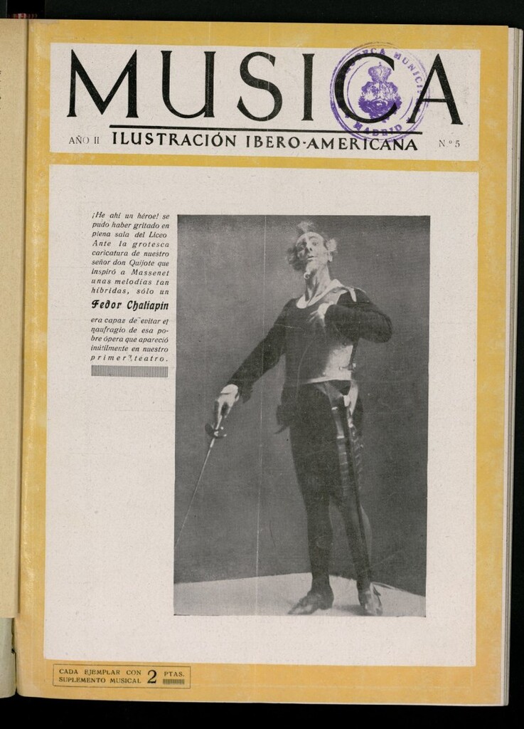 Miniatura de Música: ilustración ibero-americana, de enero de 1930, nº 5