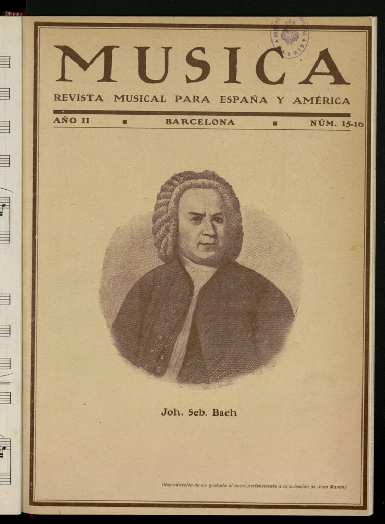 Miniatura de Música: ilustración ibero-americana, de noviembre y diciembre de 1930, nº 15-16