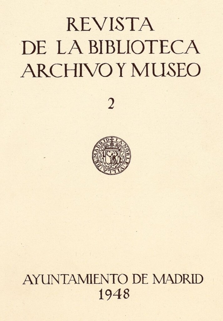 Miniatura de Revista de la biblioteca, archivo y museo. Julio, 1948, número 57