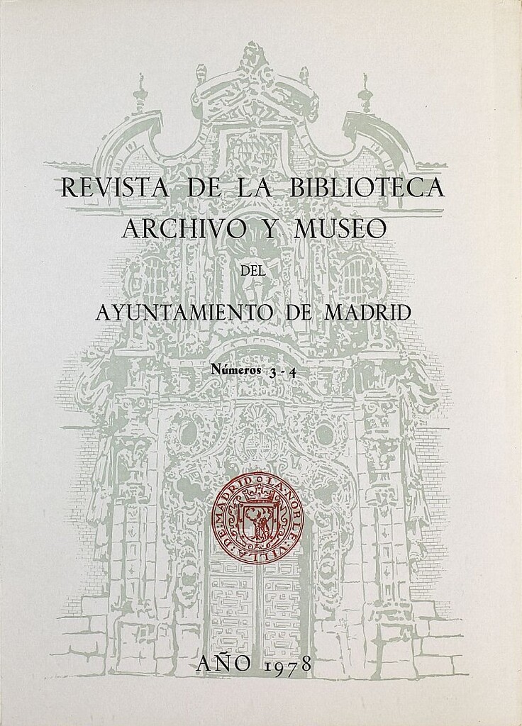 Miniatura de Revista de la biblioteca, archivo y museo. 1978. Números 3 y 4