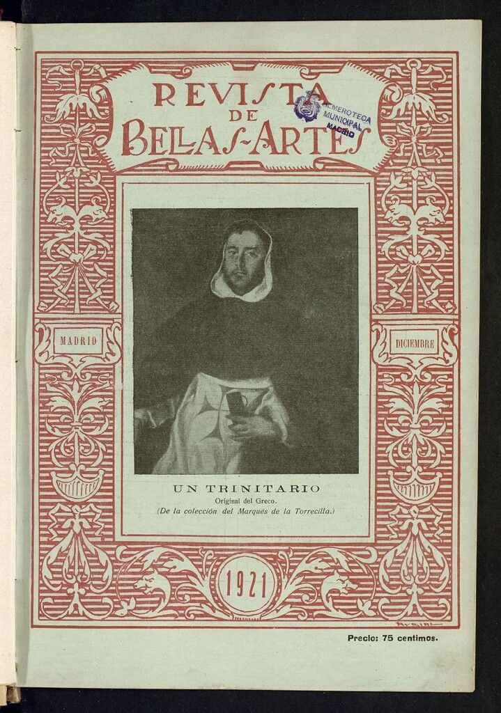 Miniatura de Revista de Bellas Artes del 1 de diciembre de 1921. Número 2