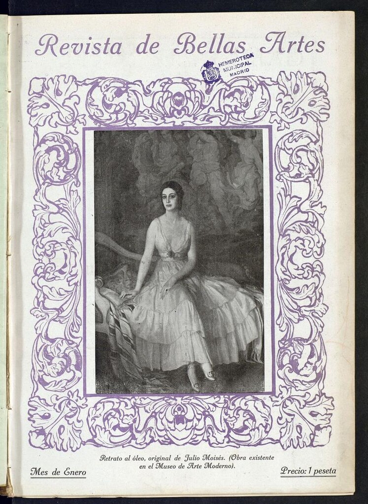 Miniatura de Revista de Bellas Artes de enero de 1922. Número 3