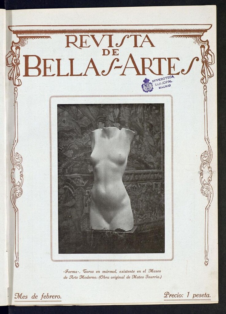 Miniatura de Revista de Bellas Artes de febrero de 1922. Número 4