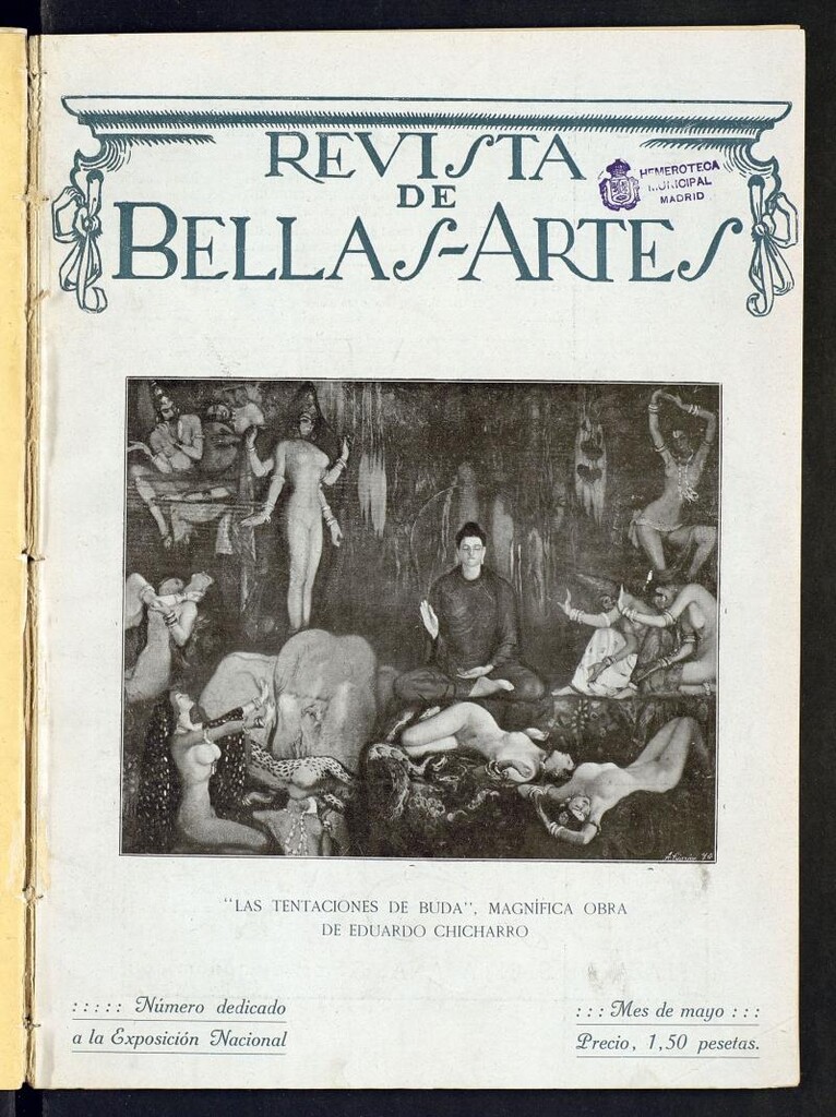 Miniatura de Revista de Bellas Artes de mayo de 1922. Número 7