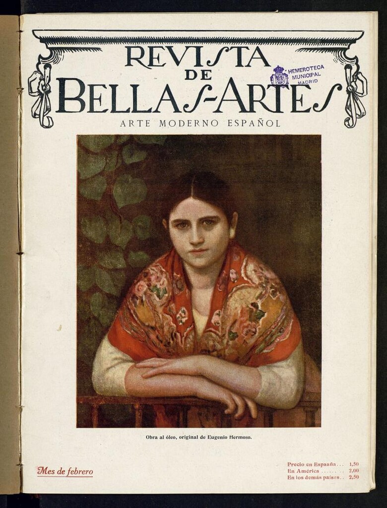 Miniatura de Revista de Bellas Artes de febrero de 1923. Número 16