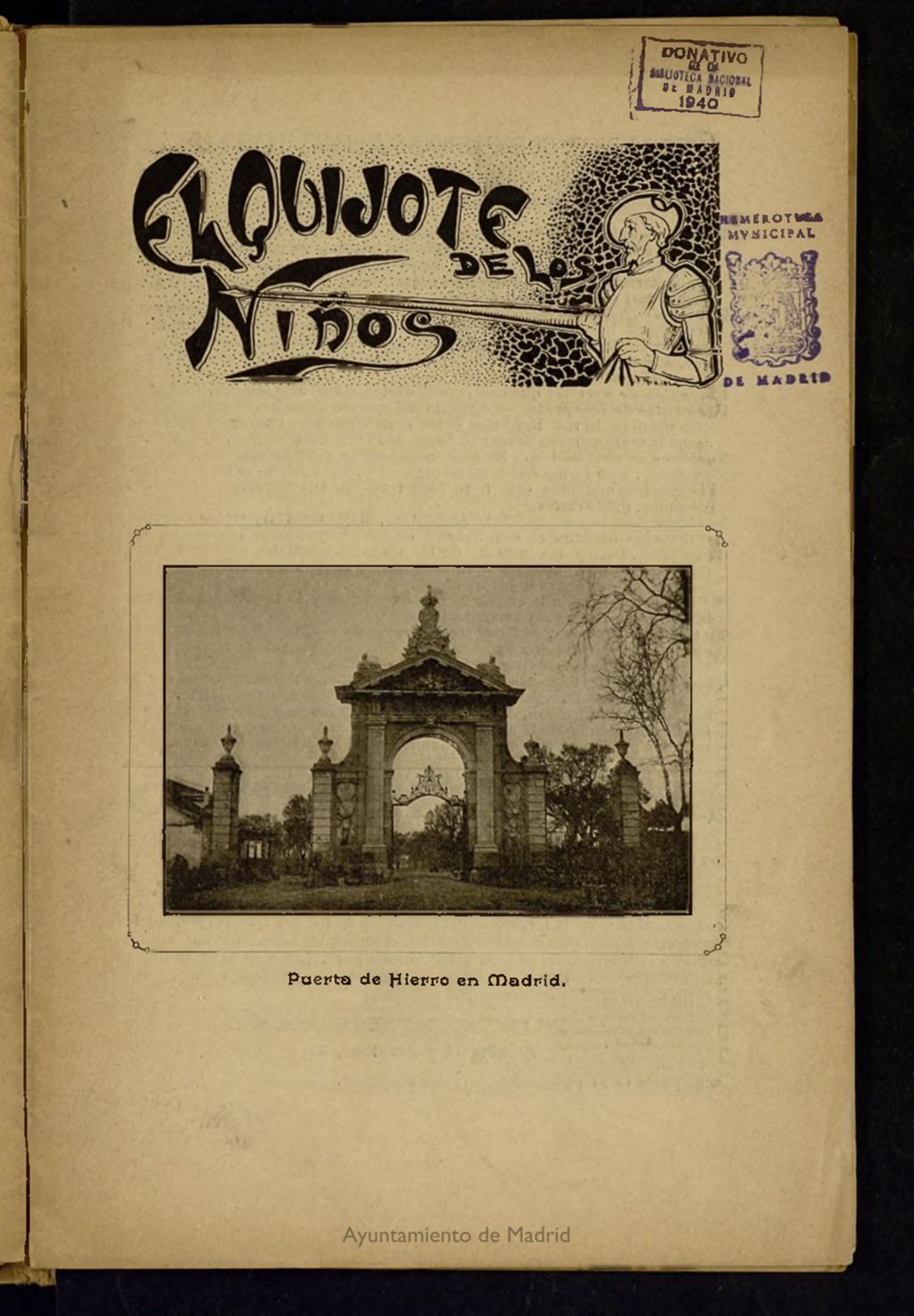 Miniatura de El Quijote de los Chicos de 6 de enero de 1902, nº 6