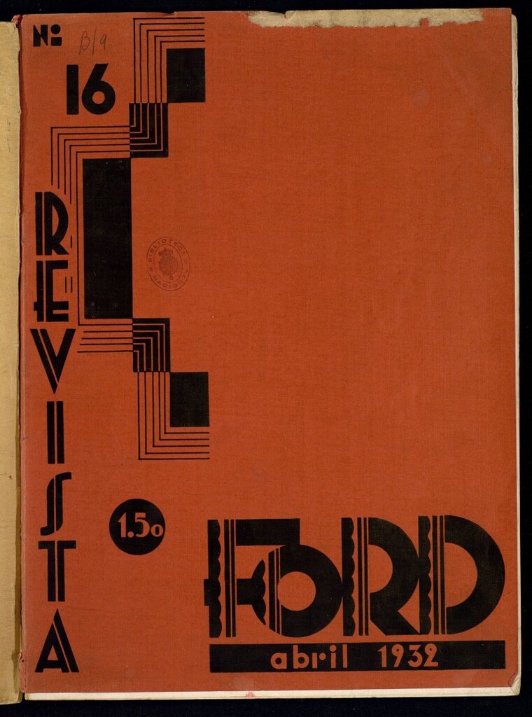 Miniatura de Revista Ford, de abril de 1932, nº 16