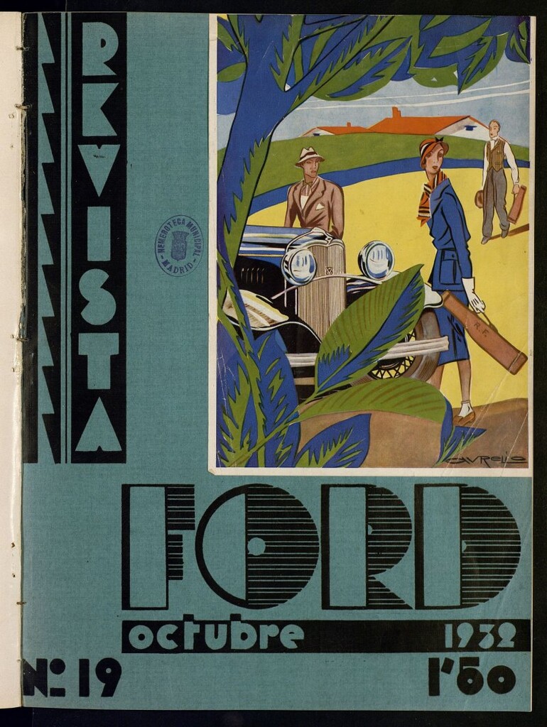 Miniatura de Revista Ford, de octubre de 1932, nº 19