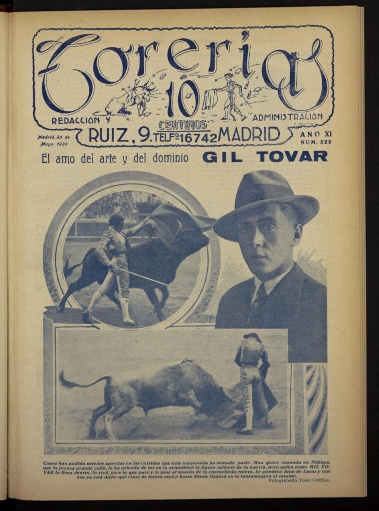 Miniatura de Torerías del 25 de mayo de 1930, nº 529