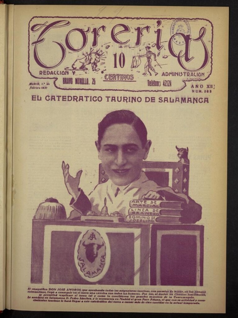 Miniatura de Torerías del 1 de febrero de 1931, nº 565