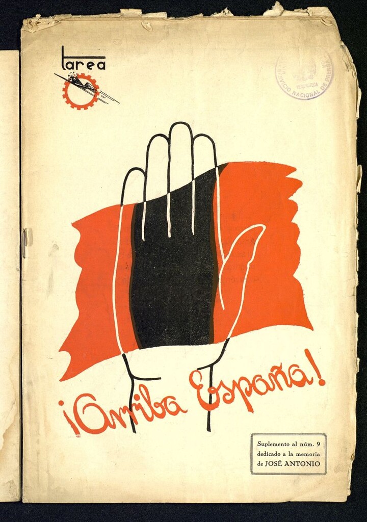Miniatura de Tarea : revista mensual de los empleados y obreros de aviación militar de julio de 1938, suplemento al nº 9