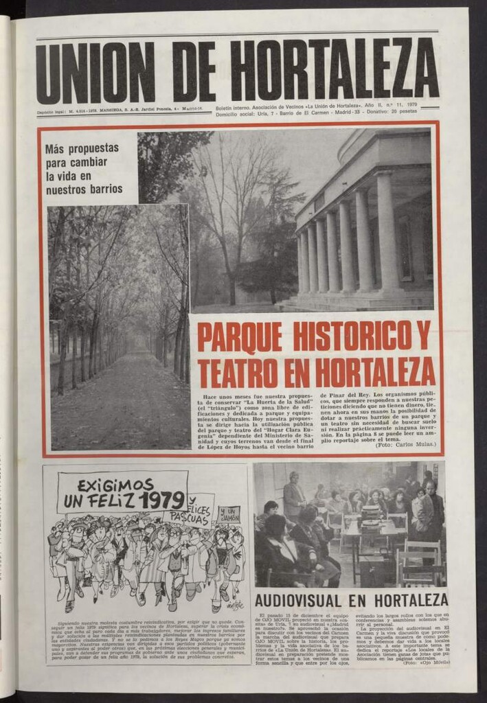 Miniatura de La Unión de Hortaleza de diciembre de 1978, nº 11