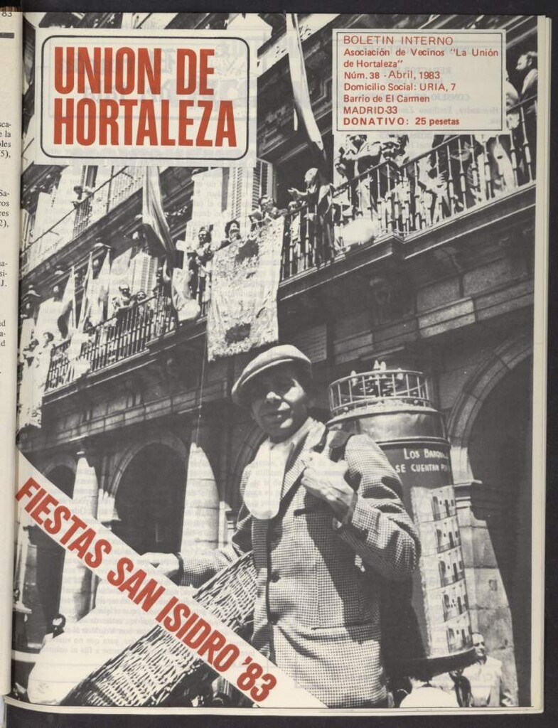 Miniatura de La Unión de Hortaleza de abril de 1983, nº 38