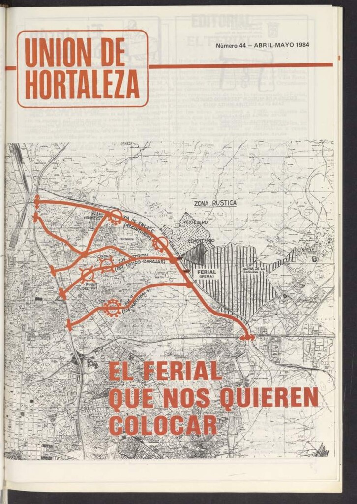 Miniatura de La Unión de Hortaleza de abril-mayo de 1984, nº 44