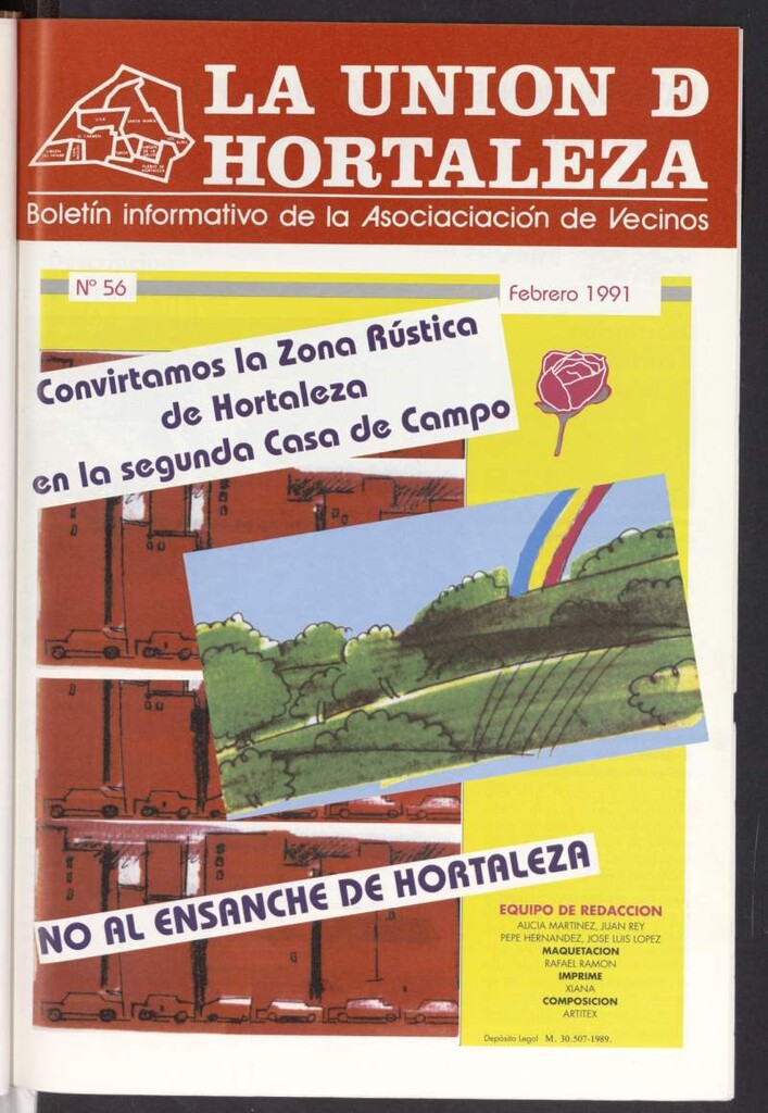 Miniatura de La Unión de Hortaleza de febrero de 1991, nº 56