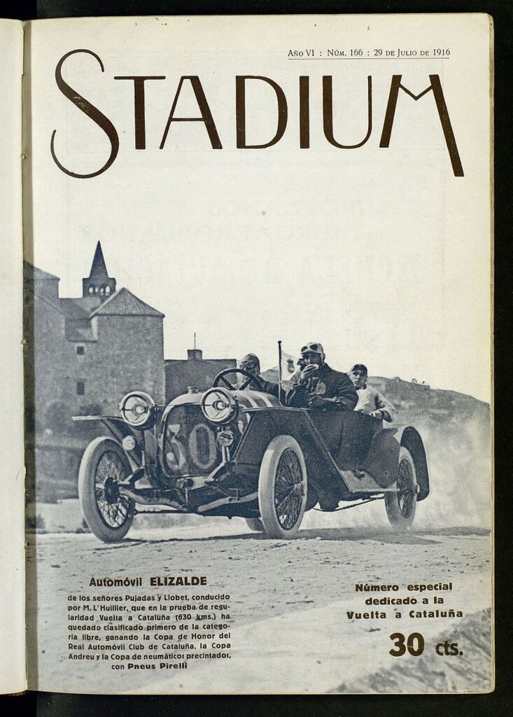 Miniatura de Stadium: revista ilustrada técnica y deportiva del 29 de julio de 1916, nº 166