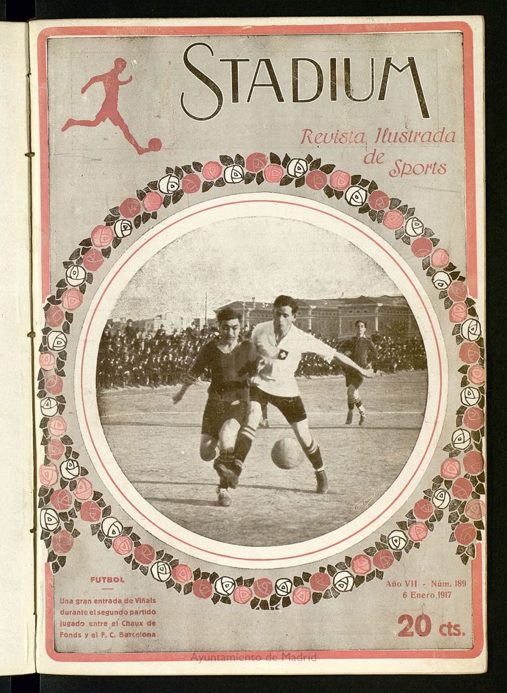 Miniatura de Stadium: revista ilustrada técnica y deportiva del 6 de enero de 1917, nº 189