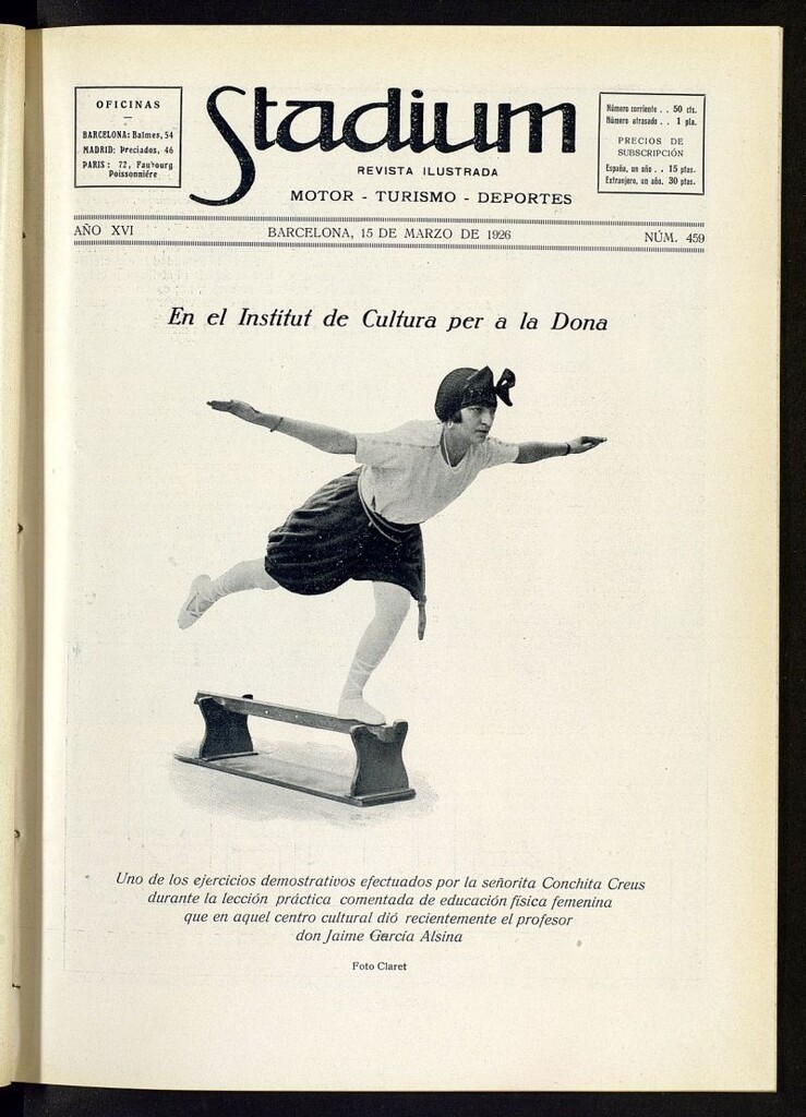 Miniatura de Stadium: revista ilustrada técnica y deportiva del 15 de marzo de 1926, nº 459